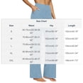 thumbnail image 3 of Womens Pants Casual Loose Cotton-Linen Wide Leg Drawstring Elastic Waist Solid Color Pockets Long Pants, 3 of 8