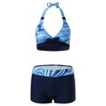 thumbnail image 4 of Womens Summer Bikini Swimsuits Sexy High Waist Comfortable Solid 2 Piece Bathing Suits, 4 of 6