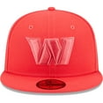 thumbnail image 2 of Men's New Era Red Washington Commanders Color Pack Brights 59FIFTY Fitted Hat, 2 of 5