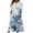 Blue dresses for women 09, variant on Summer Dresses for Women Casual Pocket Button Down Plus Size Tunic Dresses Elbow-Length V-Neck Camouflage Long Sun Dress Gray XL