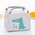 thumbnail image 1 of Bolsa de almuerzo portátil de gran capacidad, bolsa de aislamiento, bolsa de manojo linda de dibujos animados, bolsa de aislamiento de tamaño pequeño, 1 of 6