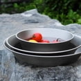 thumbnail image 2 of Camping Titanium Tableware Plate Bowl Dish Outdoor Tableware Ultralight Cookware, 2 of 10