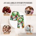 thumbnail image 5 of Rateoe Vegan1 Pattern Womens Pajamas Set Long Sleeve Sleepwear Button Down Nightwear Soft Cotton Pj Lounge Sets, 5 of 9