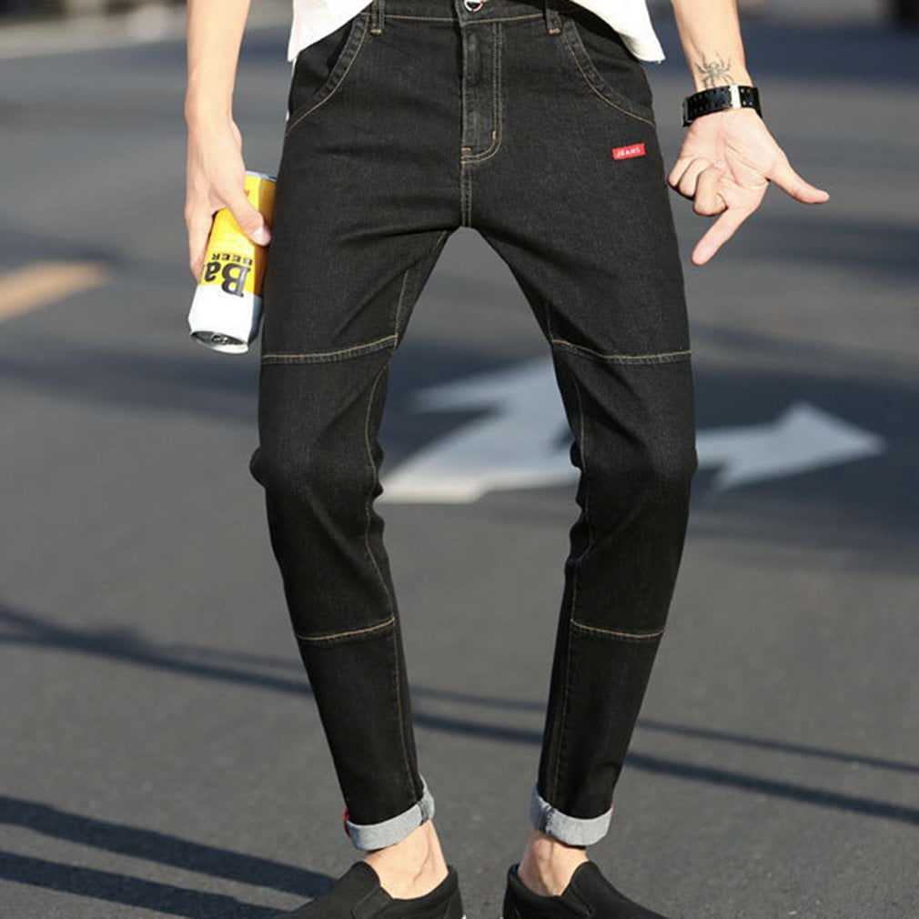 Elasticity Slim-fit Jeans Men's Jeans 