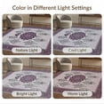 thumbnail image 7 of ODIKA 5'x7' Ultra-Soft Area Rug, Traditional Patterned Framework Showcasing Elegant Wisteria Themes None Washable, Bare feet friendly, Silk-Touch for Bedroom Home office, 7 of 7