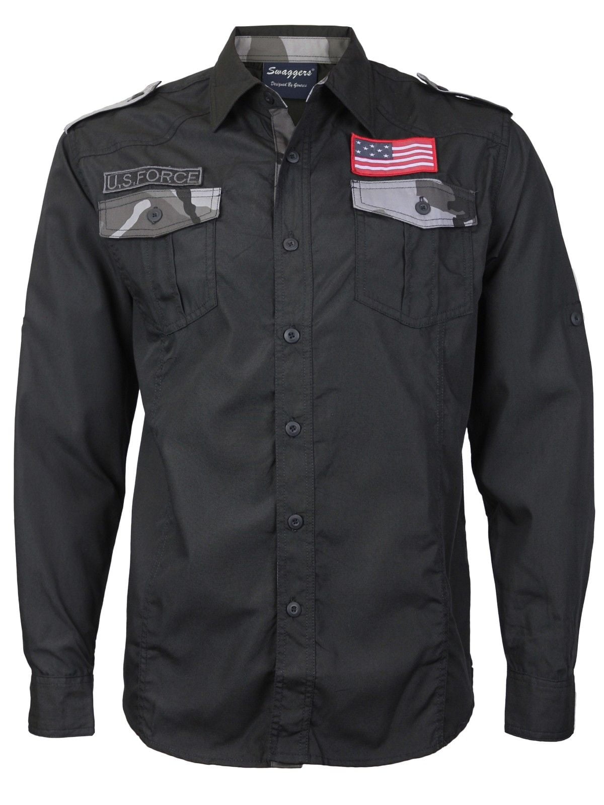 Men's US Military American Long Sleeve 