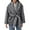 Dark Gray, variant on Women's Faux Fur Cardigan Coat, Belted Open Front Jacket, Plush Lined Outerwear, Thickened Long Sleeve Coat, Fashionable Winter Coat with Tie Waist, Warm Fleece Lined Coat Coffee L