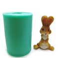 thumbnail image 4 of Easter Candle Shape Animal Plaster 3D Model Bunny Silicone Mold Cake Decoration, 4 of 5