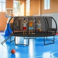 thumbnail image 5 of Betisef 16 FT Recreational Trampoline W/ Safety Enclosure Net – Indoor & Outdoor Use, Round Trampoline For Kids Black, 5 of 10