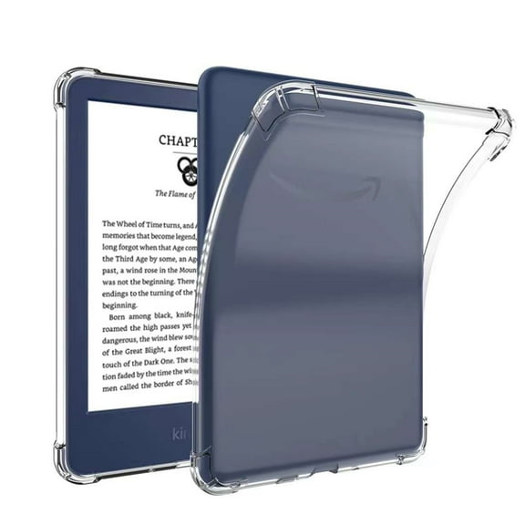 SaniMore for All New Kindle 11th Generation 6" 2022 Case, Flexible TPU Crystal Clear [Not Yellowing Technology] Lightweight 360° All-Inclusive Shockproof Protective Shell, Clear