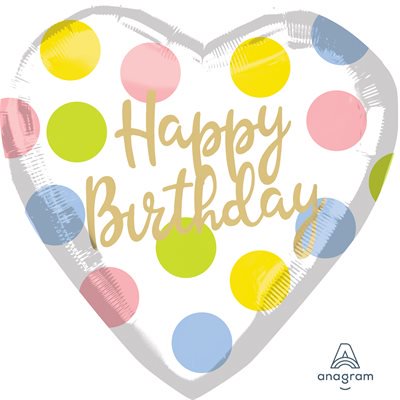 Birthday Foil Balloon - Superior Float Time & Self-Sealing Valve - Perfect Décor for Birthdays & Anniversaries - 1 Count Party Supplies for Unisex Celebrations!