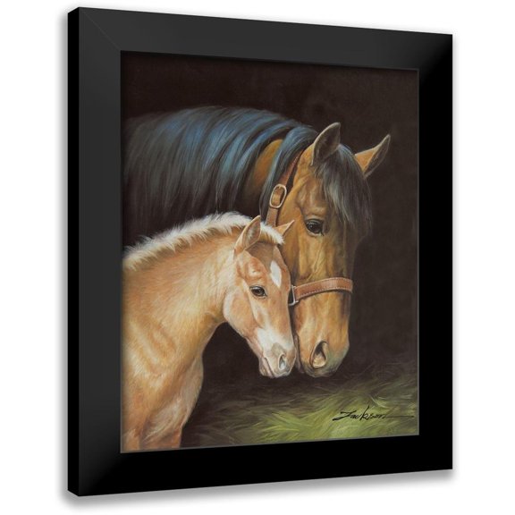 Jackson 12x14 Black Modern Framed Museum Art Print Titled - Together