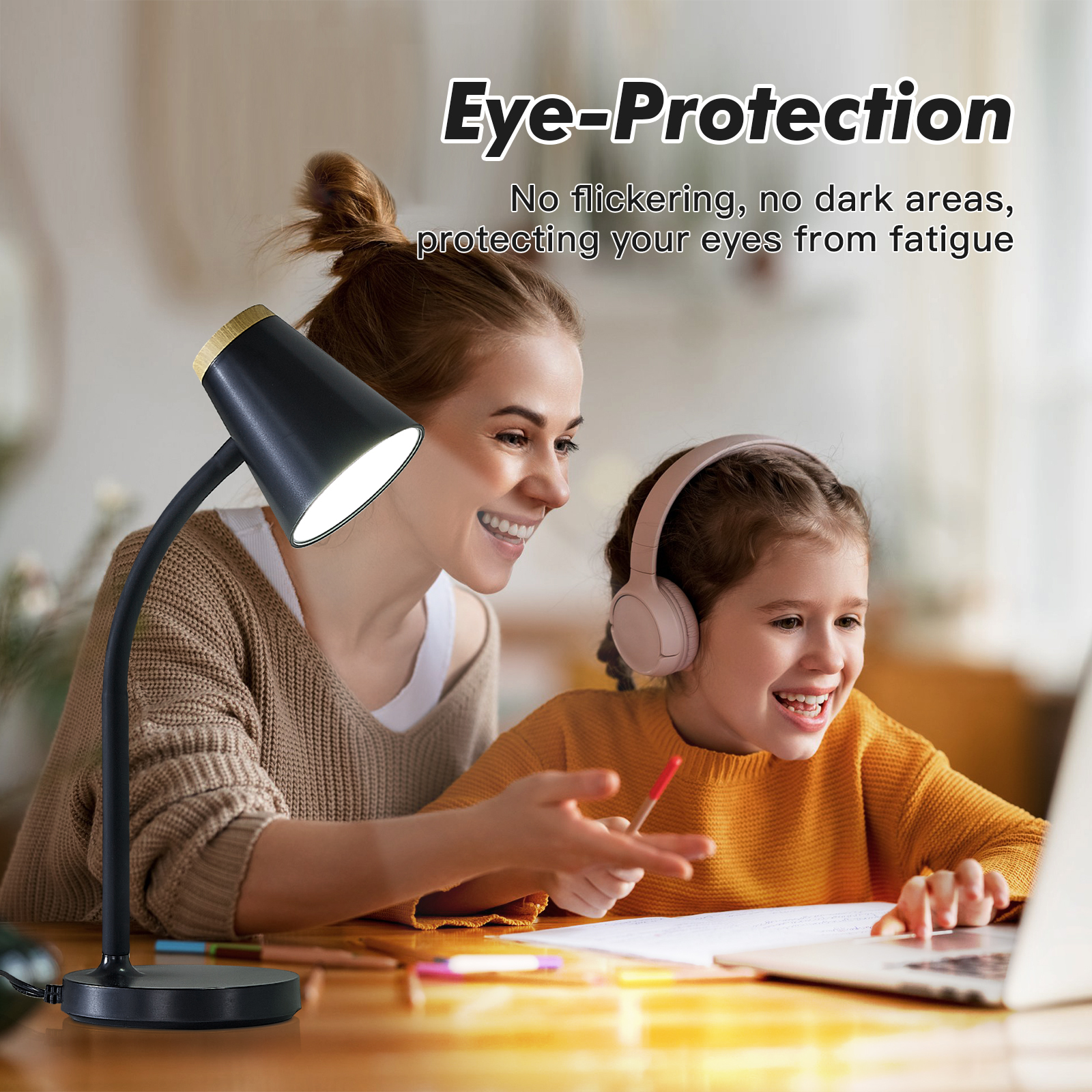 Natyswan Touch Control LED Desk Lamp With Gooseneck photo 2