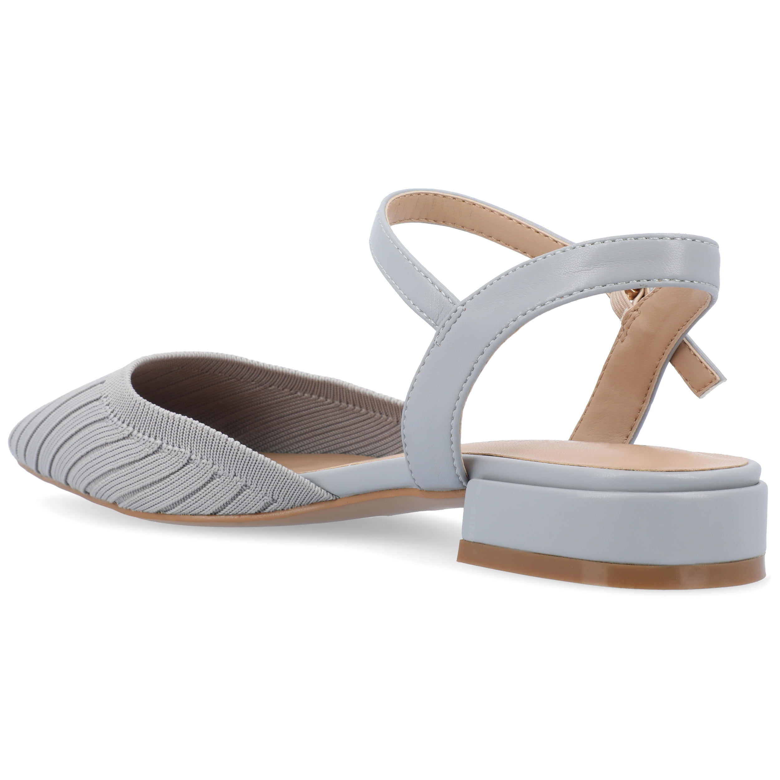 Journee Womens Ansley Mary Jane Pointed Toe Flats, Widths Available