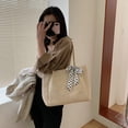 thumbnail image 2 of CoCopeaunts Summer Beach Tote Bag for Women Straw Beach Tote Bow Handbag Hobo Purse for Travel Vocation, 2 of 7