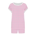 thumbnail image 5 of Conjunto de Pantalones de Cuello Redondo Y Cordón de Manga Corta Impresa para Mujeres Conjunto de Poliéster, Desgaste Casual sin Posicionamiento para Mujeres, 5 of 5