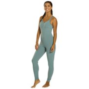 Everyday Yoga Radiant Solid Strappy Back Long Leotard 28