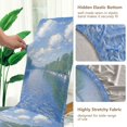 thumbnail image 5 of Yayeee 4 Pack Dining Chair Covers Stretch Parson Chairs Slipcovers Seat Protector, Blue Sky and River, 5 of 6