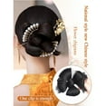 thumbnail image 4 of Extensions de Cheveux Synthétiques Style Chinois avec Clip à Bec de Canard Hanfu Style Ancien, 4 of 5