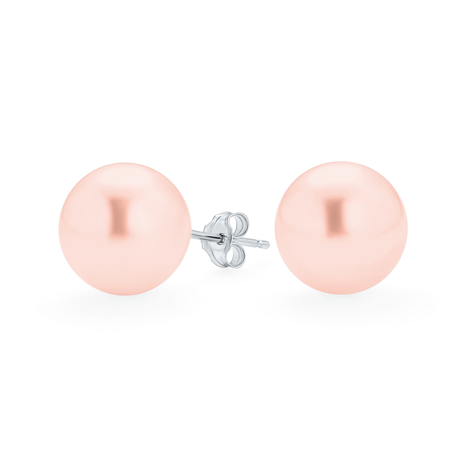 925 Sterling Silver Earrings  Ear Studs Lollipop Pink