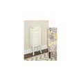 thumbnail image 4 of Jewelry Armoire Storage Organizer - Large Capacity, Antique Brass, Flip Top Lid, White Finish, 4 of 6
