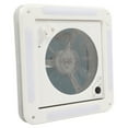 thumbnail image 3 of Ventilador de ventilación de techo para RV, 12V, 360x360mm, 10 aspas, salida de entrada de aire de modo dual, 4 luces LED para remolque de furgoneta camper, 3 of 12