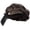 Brown, variant on Medieval Unisex Beret Hat With Feather Renaissance Minstrel Cap