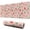 Christmas Ornament Tree, variant on 31.5x11.8 Inch Gaming Mouse Pad, Non-Slip Stitched Rubber Desk Mat for Desktop & Laptop,Christmas Ornament Tree Pastel Pink Pattern