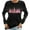 Black, variant on Christmas Clothes Lady Xmas Tree Printing Shirts Fall Sweatshirts for Women Trendy Holiday Pullover Casual Loose Shirt Crewneck Pullover Long Sleeve Tops