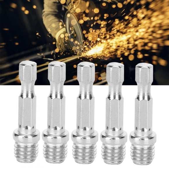 Adaptador de varilla de conexión para taladro de 5 piezas, varilla de conversión de disco de eje de tornillo para taladros eléctricos M10