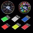thumbnail image 4 of NIBOLOG 12Pcs Bicycle Spoke Skins Wraps Night Riding Universal Easy to Install Road Mountain Bike Colorful Wheel Decoration Reflectors, 4 of 8