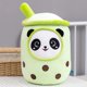 thumbnail image 1 of NEW Cute Cartoon bubble tea plush toy stuffed food milk tea soft doll boba fruit tea cup pillow cushion kids toys birthday gift, 1 of 4