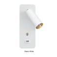 thumbnail image 4 of Yuarrent Lámpara de pared LED Acrílico Interfaz USB Interior Ajustable Hogar Hotel Comedor Bar Sala de estar Dormitorio Cocina Luz simple Iluminación y accesorios Blanco Blanco cálido Yuarrent HA066204-01, 4 of 6