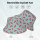 thumbnail image 2 of Fotbe Watermelon Sombrero Tipo Pescador con Estampado – Sombrero de Sol de Algodón de Moda para Playa, Golf, Pesca, 2 of 6