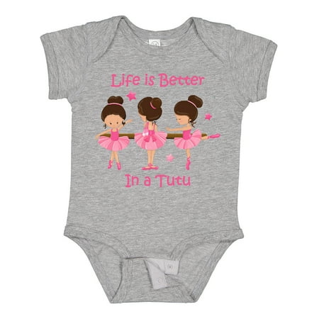 

Inktastic Life s Better in a Tutu KS Gift Baby Girl Bodysuit