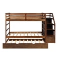 thumbnail image 4 of Twin-Over-Twin Bunk Bed with Twin Size Trundle and 3 Storage Stairs, 4 of 7
