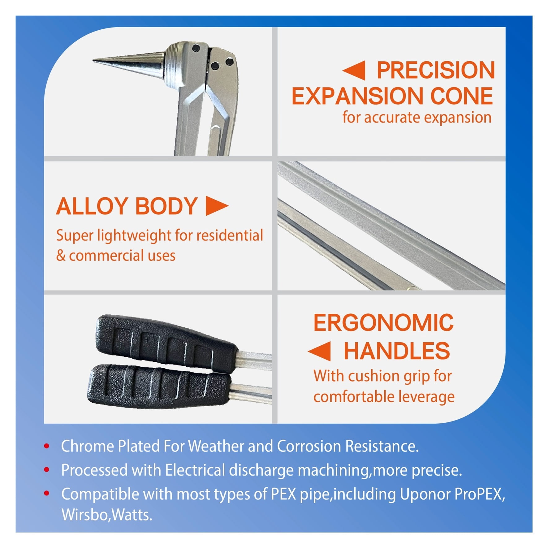 Pipe Manual Expander Tools Kit ,Easy Manual Operation