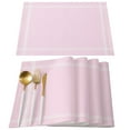 thumbnail image 3 of Solid Color Pink Table Runner Home Wedding Decor Table Cover Flag Mat Table Centerpieces Decoration Party Dining Long Tablecloth, 3 of 7