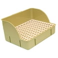 thumbnail image 2 of Kuntesetty Cage Toilet Bedding Box 29x22x15.5cm Pet Toilet Corner Litter Pan for green pp mesh, 2 of 9