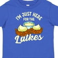 thumbnail image 4 of Inktastic Hanukkah Funny Here for Latkes Boys or Girls Toddler T-Shirt, 4 of 5