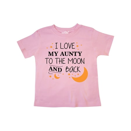 

Inktastic I Love My Aunty To The Moon and Back Gift Toddler Boy or Toddler Girl T-Shirt