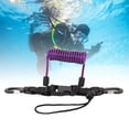 thumbnail image 1 of Diving Camera Coiled Lanyard, Spring Rope with Rotating Hooks, Ideal for Securing Cameras, Lights, Tools, Outdoor Hiking, 1 of 7