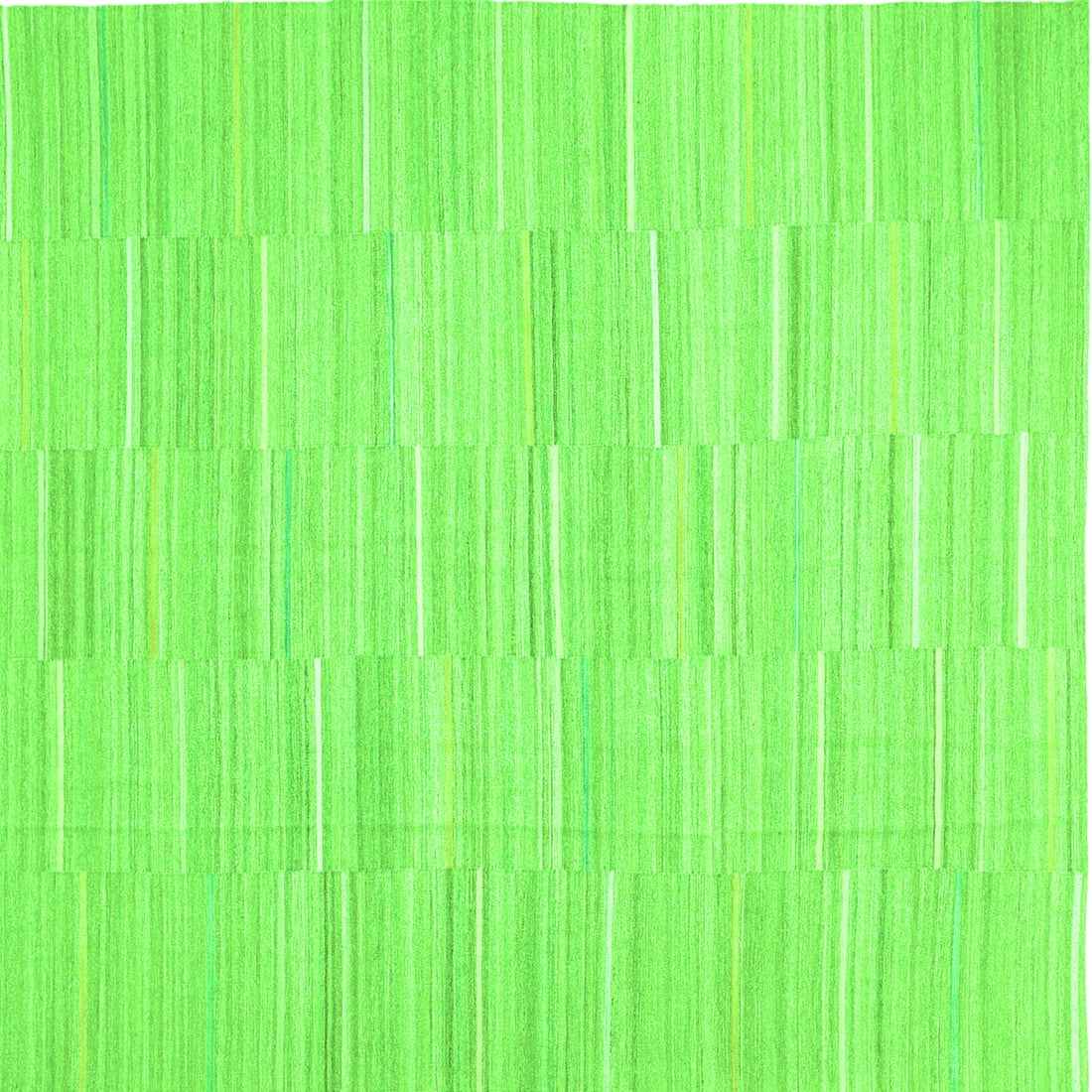 Ahgly Company Indoor Square Solid Green Modern Area Rugs, 4' Square ...