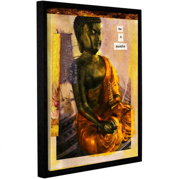 ArtWall Elena Ray "Be A Buddha" Gallery-wrapped Floater-framed Canvas