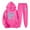 Hot Pink, variant on Hooded Sweat Suits for Womens 2 Piece Tracksuit Outfits Valentines Day Love Printed Hoodies and Jogger Pants Lounge Sets Pink 3XL