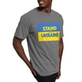 thumbnail image 4 of CafePress - Stand With Ukraine T Shirt - Mens Comfort Colors Shirt, 4 of 5
