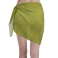 thumbnail image 2 of Bingfone Olive Women's Sarong Swimsuit Cover Ups Bathing Suit Coverups Chiffon Beach Wrap Skirts, 2 of 7