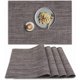 thumbnail image 1 of PVC Placemat, 4 PCS of Non-Slip Heat Resistant Place Mats, Washable Vinyl Placemats, Set of 4, 1 of 4