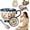 #D, variant on Bohemian Ceramic Coffee Mug Set with Lid & Spoon, Bohemian Polish Style Ceramic Mug Set, Soup Mug With Lid, Microwave Dishwasher Safe for Coffee Cereal Ramen Vintage Decorative Gift (#D)