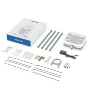 Wifi Repeater WiFi Outdoor Access Point Mesh Extender, Omni-directional Coverage AX1800M 2.4GHz+5GHz MU-MIMO and 802.3af/at active PoE & passive PoE power supply, Gigabit Port, IP67 enclosure